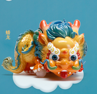祥瑞蟠龙麒麟摆件